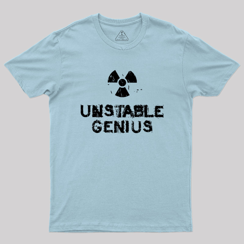 Vintage Distressed Unstable Genius Geek T-Shirt
