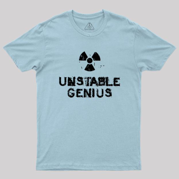 Vintage Distressed Unstable Genius Geek T-Shirt