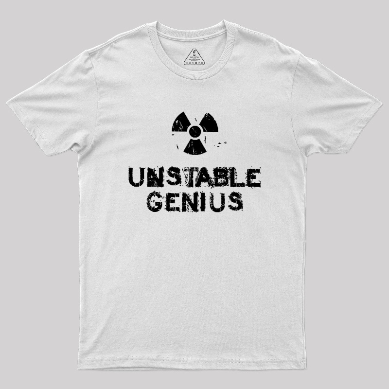 Vintage Distressed Unstable Genius Geek T-Shirt