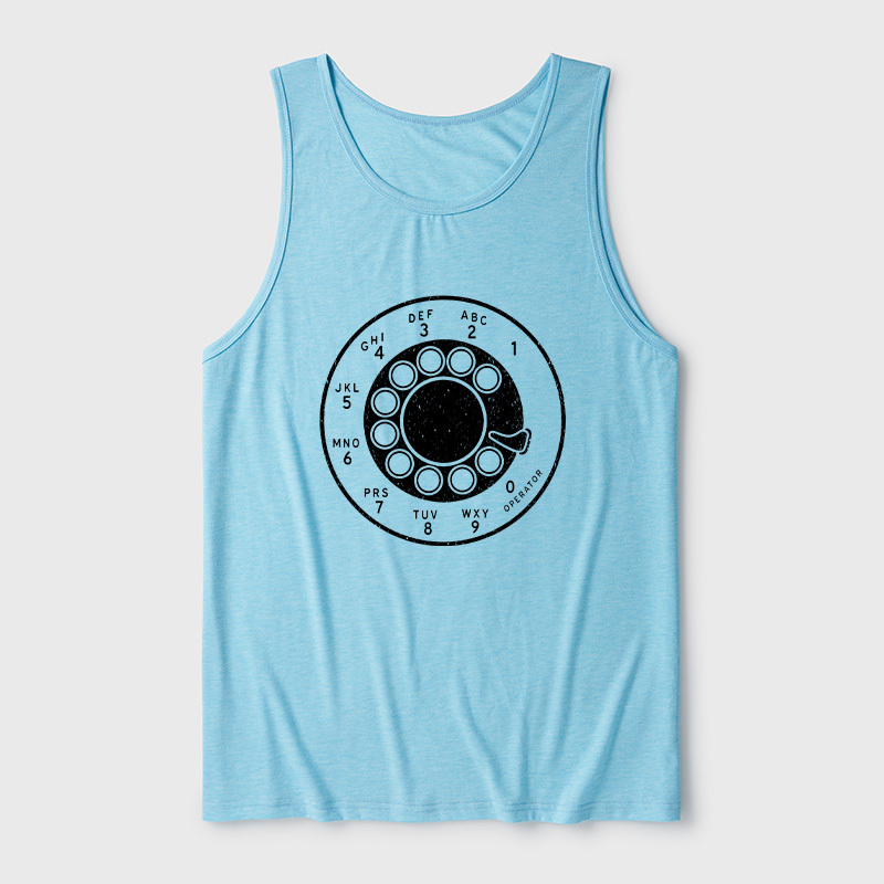 Rotary Dial Vintage Ultra Soft Heather Tank