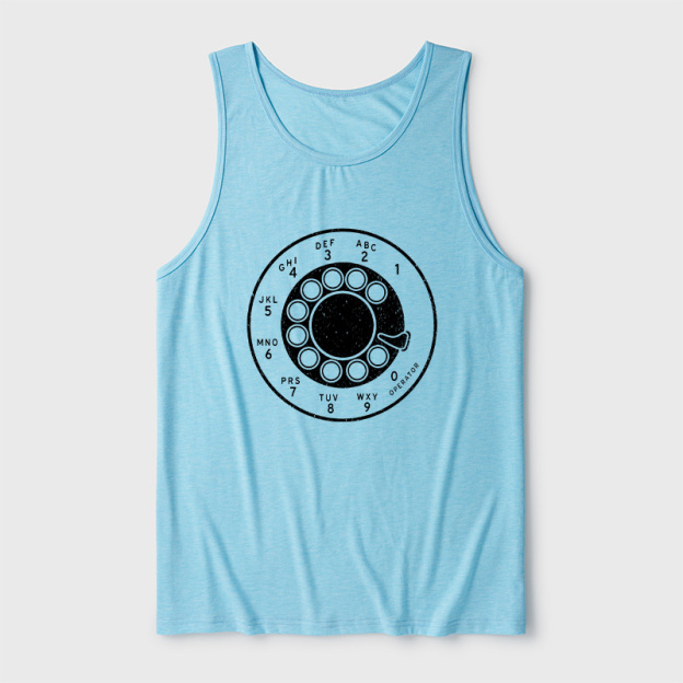 Rotary Dial Vintage Ultra Soft Heather Tank