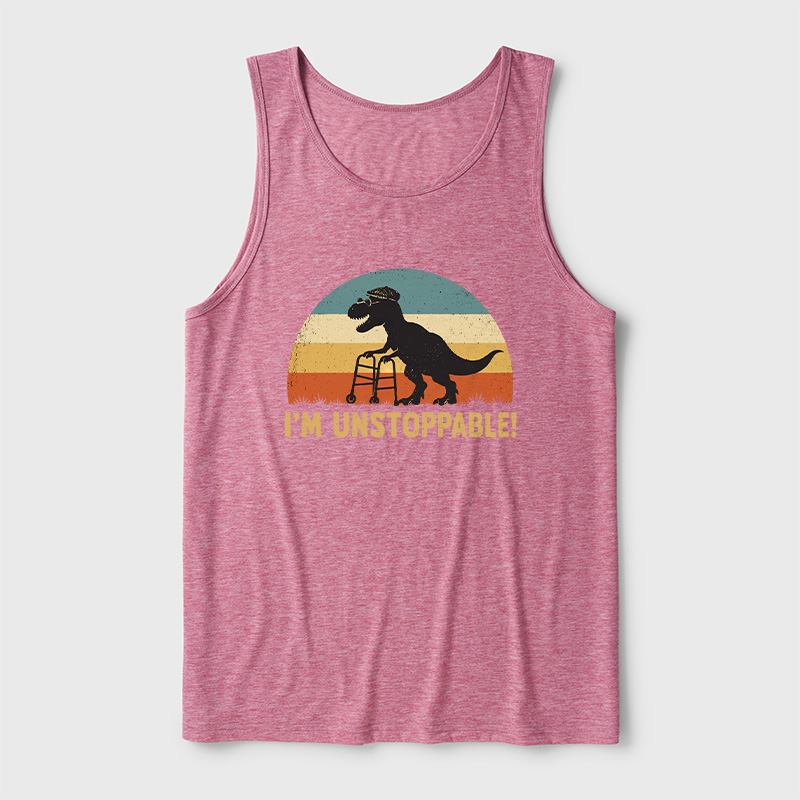 I'm Unstoppable Ultra Soft Heather Tank