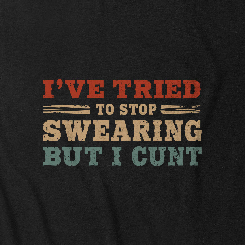 I've Tried To Stop Swearing But I Cunt Sunset Ultra Soft Heather Tank