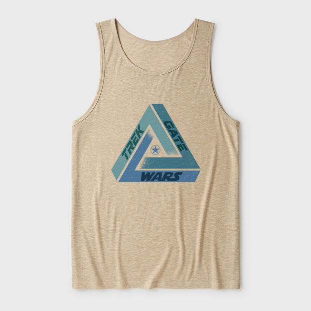 Sci-Fi Triangle Ultra Soft Heather Tank