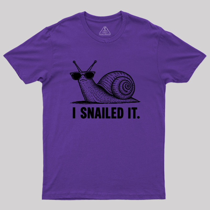 I Snailed Geek T-Shirt