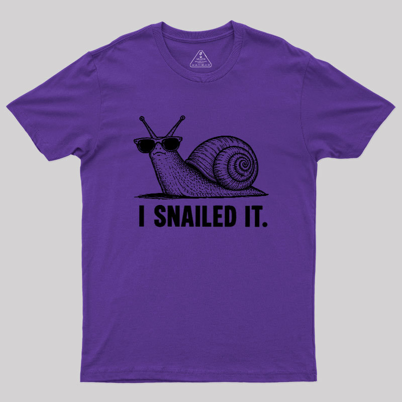 I Snailed Geek T-Shirt