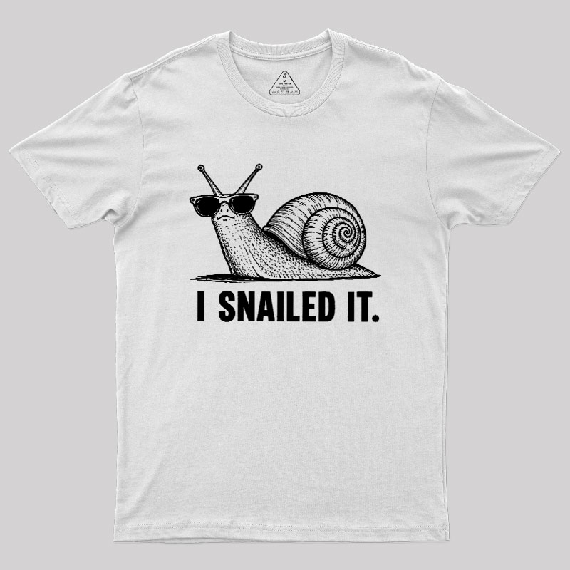 I Snailed Geek T-Shirt