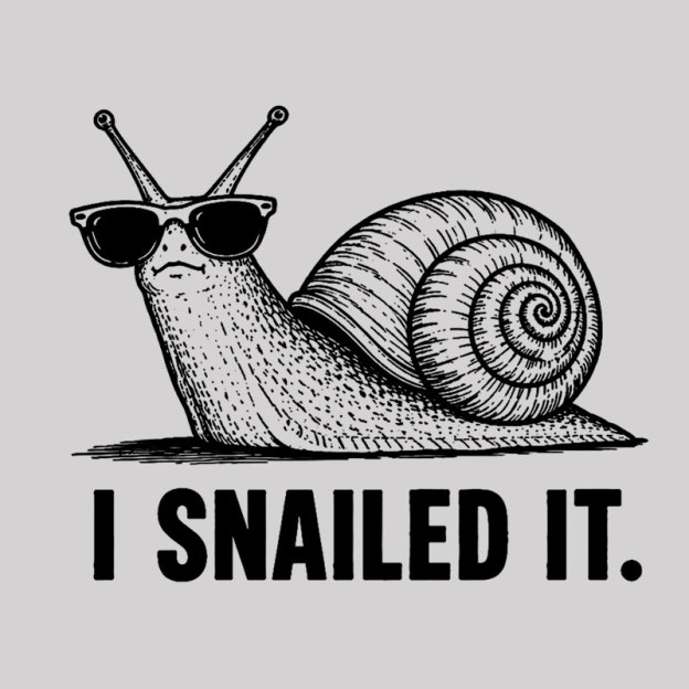 I Snailed Geek T-Shirt