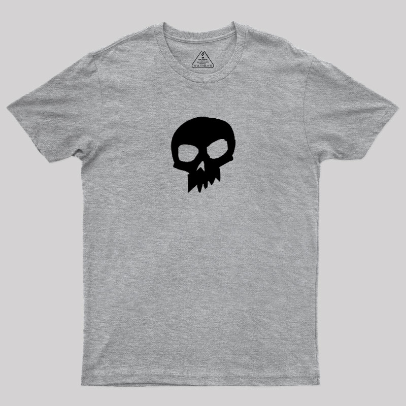 White Skull Graphic1 Geek T-Shirt