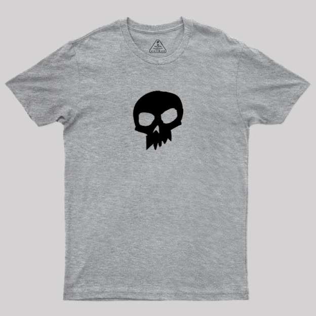 White Skull Graphic1 Geek T-Shirt