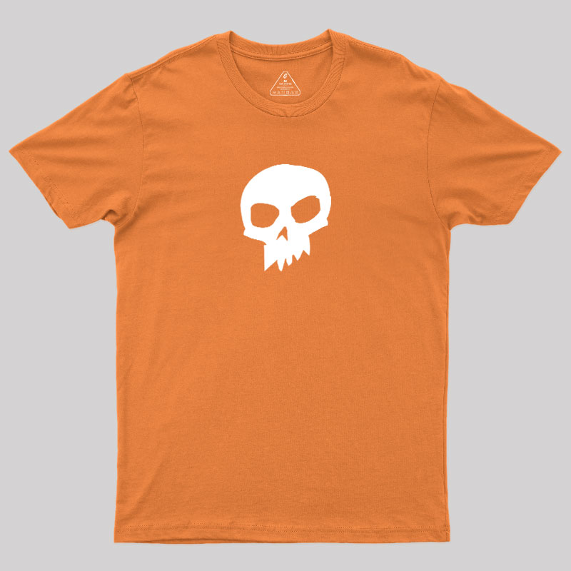 White Skull Graphic1 Geek T-Shirt