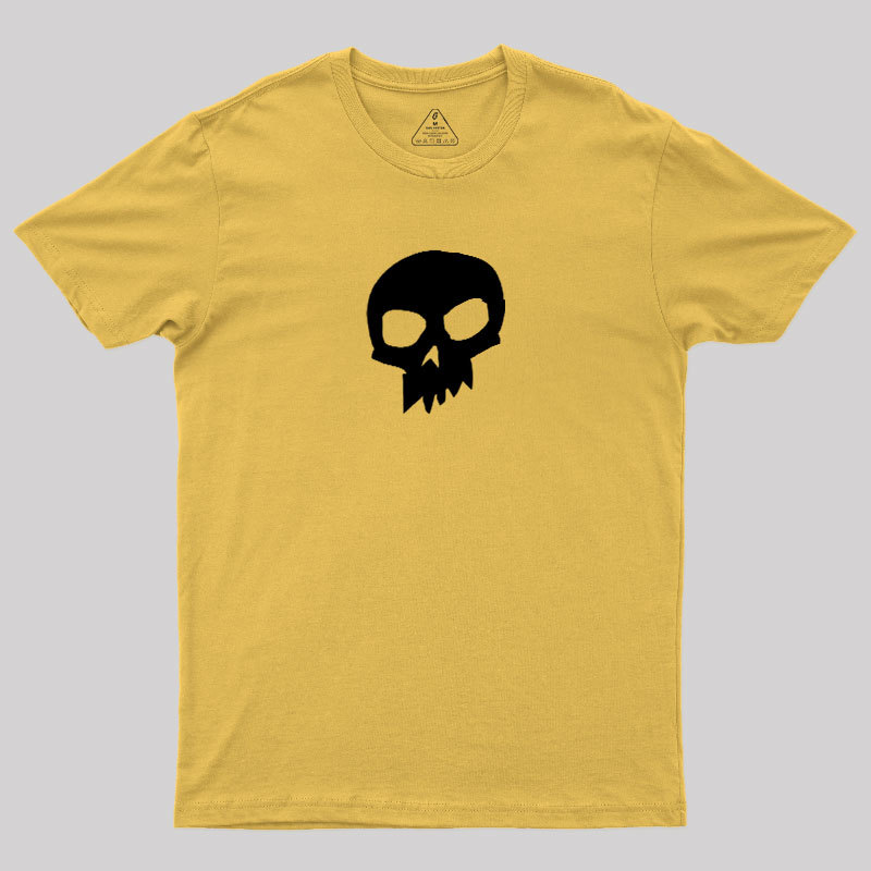 White Skull Graphic1 Geek T-Shirt