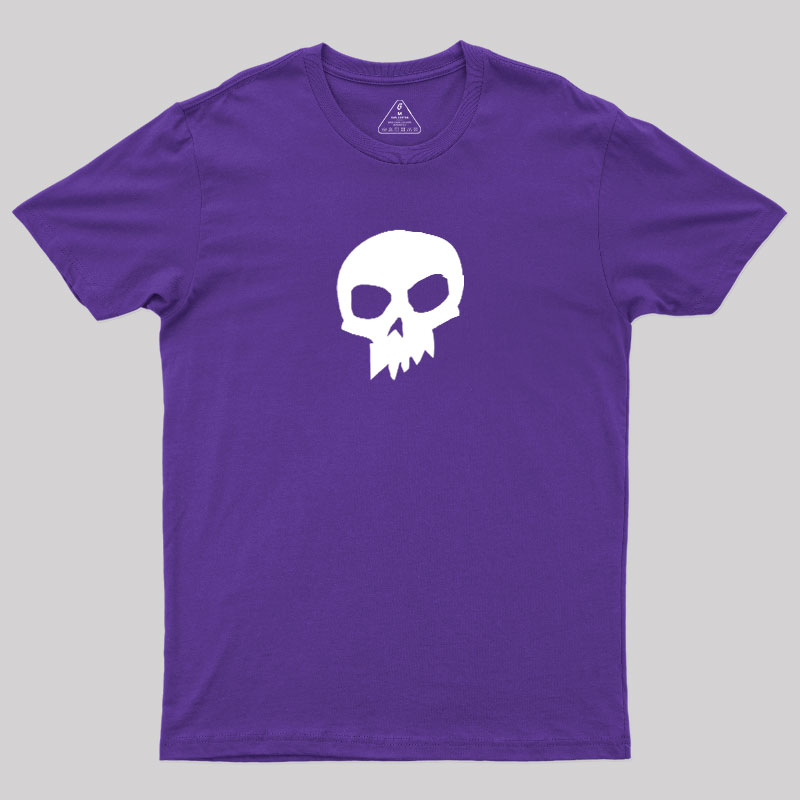 White Skull Graphic1 Geek T-Shirt