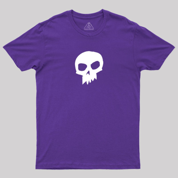 White Skull Graphic1 Geek T-Shirt