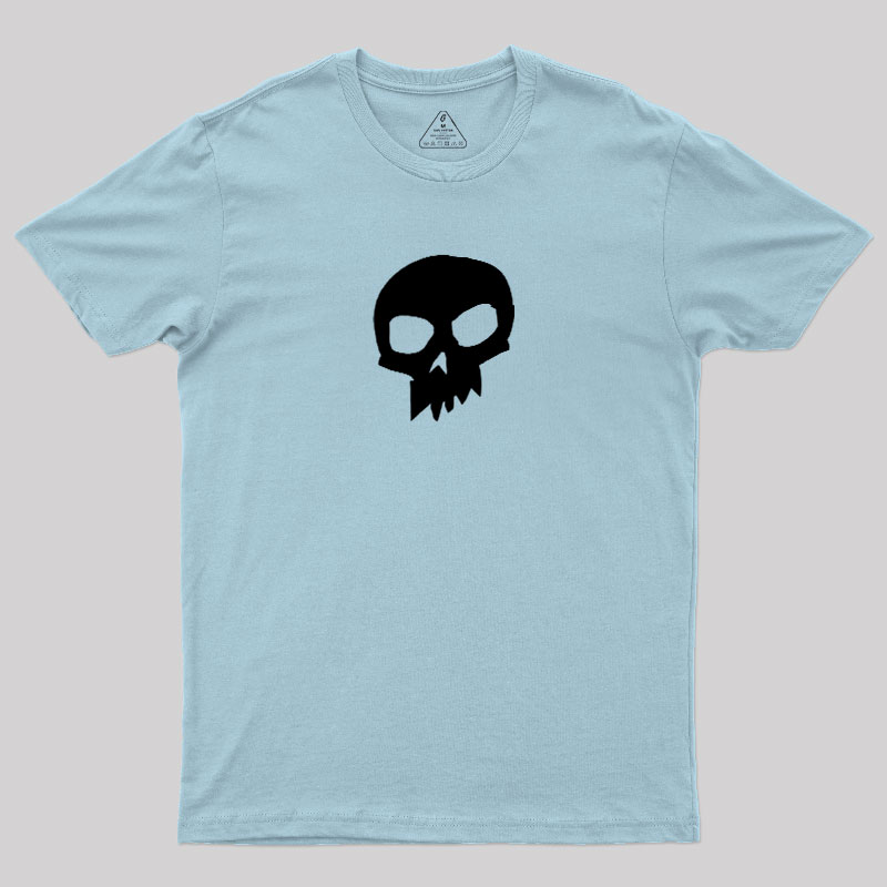 White Skull Graphic1 Geek T-Shirt