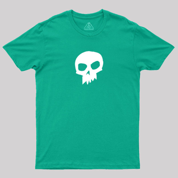 White Skull Graphic1 Geek T-Shirt