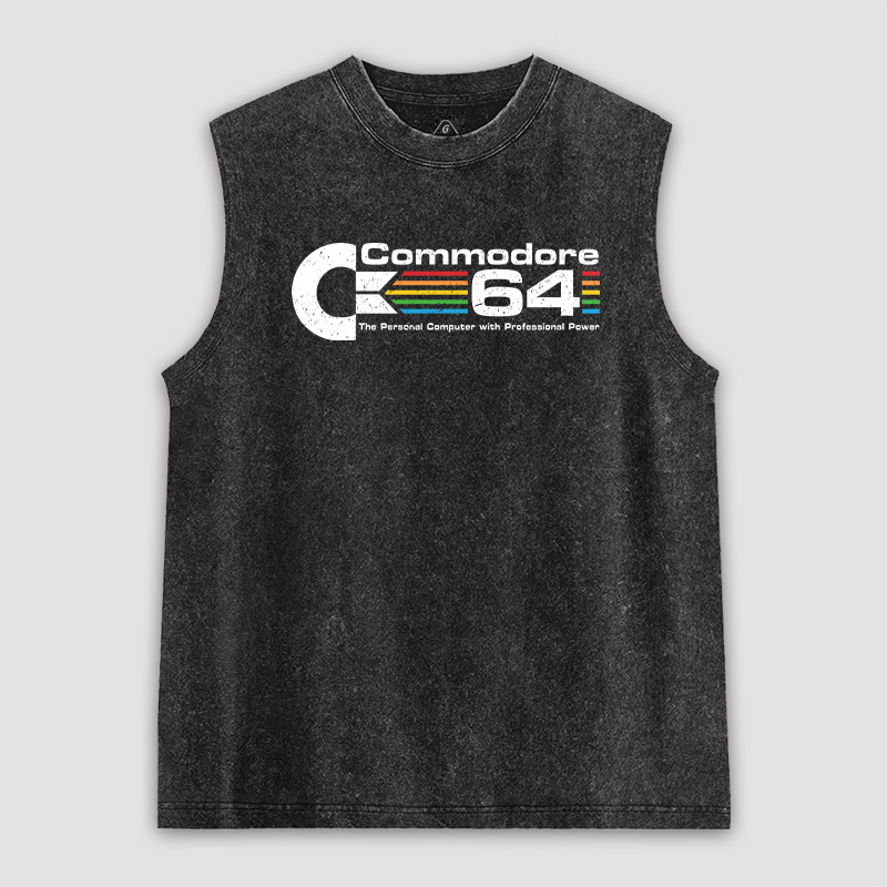 Commodore 64 Unisex Unisex Washed Tank
