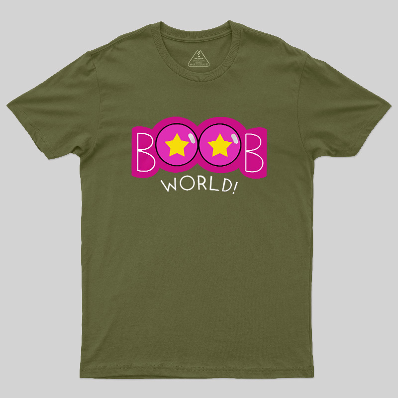 Boobs World Geek T-Shirt