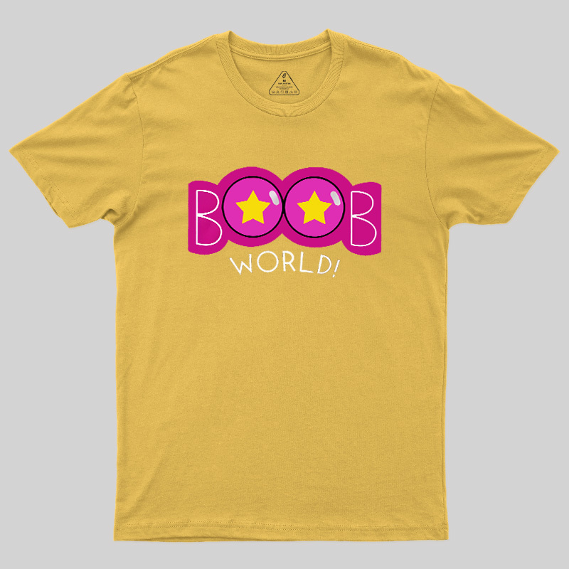 Boobs World Geek T-Shirt