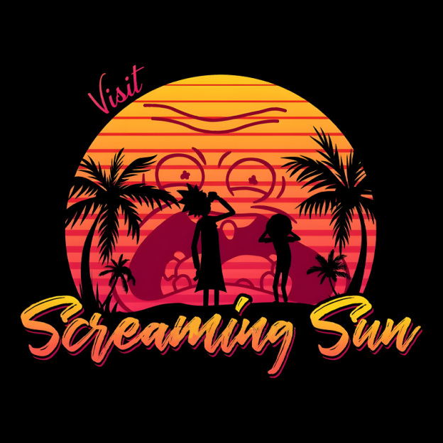 Screaming Sun Geek T-Shirt
