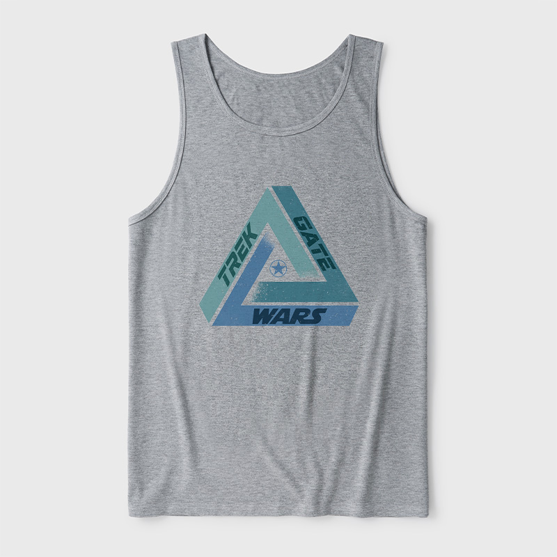 Sci-Fi Triangle Ultra Soft Heather Tank