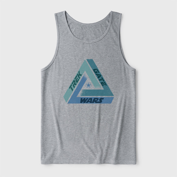 Sci-Fi Triangle Ultra Soft Heather Tank