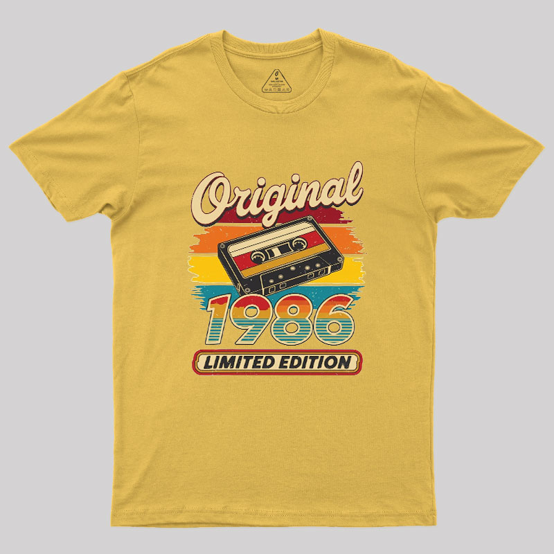 1986 Original Limited Edition Geek T-Shirt