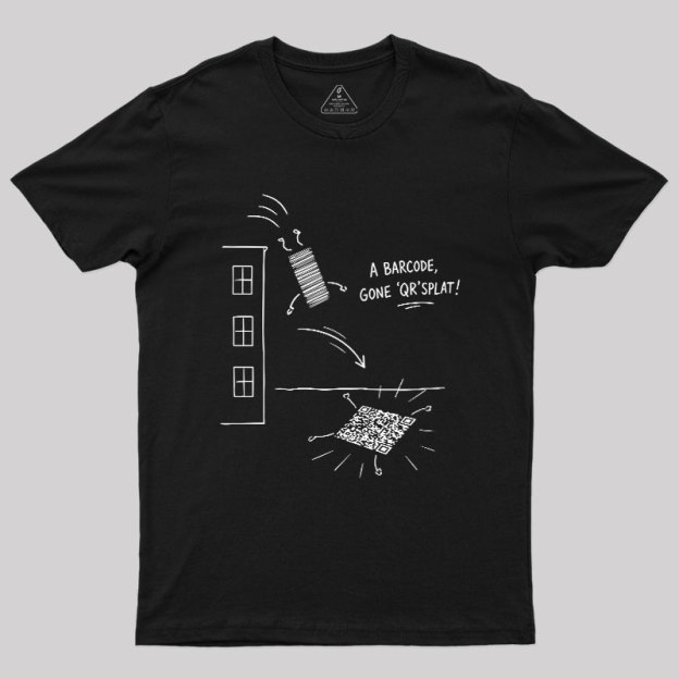 From Barcode To QR Geek T-Shirt
