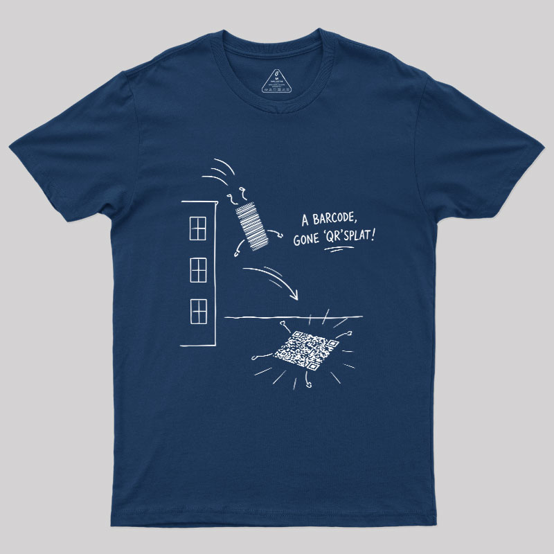 From Barcode To QR Geek T-Shirt