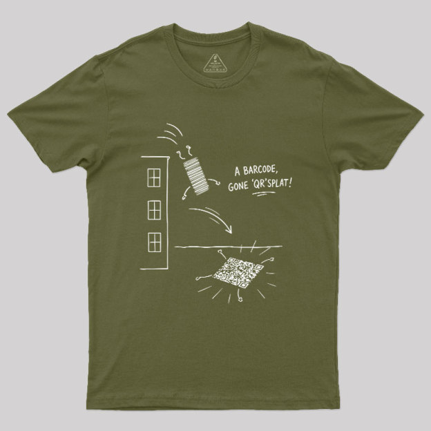 From Barcode To QR Geek T-Shirt