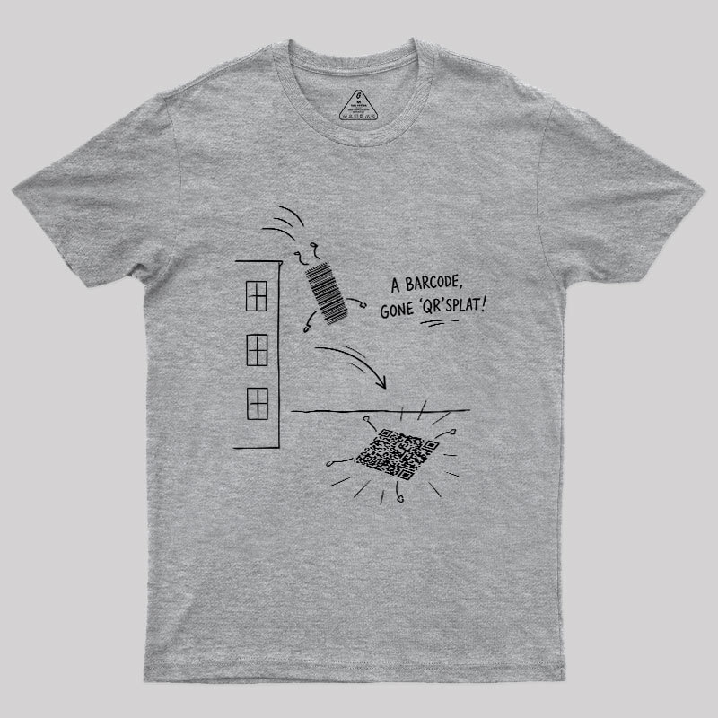 From Barcode To QR Geek T-Shirt