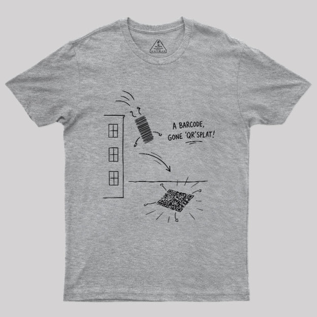 From Barcode To QR Geek T-Shirt