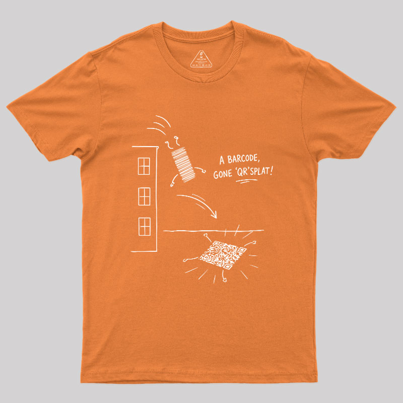 From Barcode To QR Geek T-Shirt