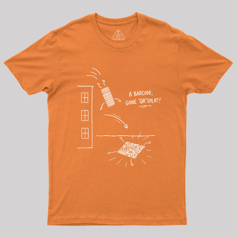 From Barcode To QR Geek T-Shirt