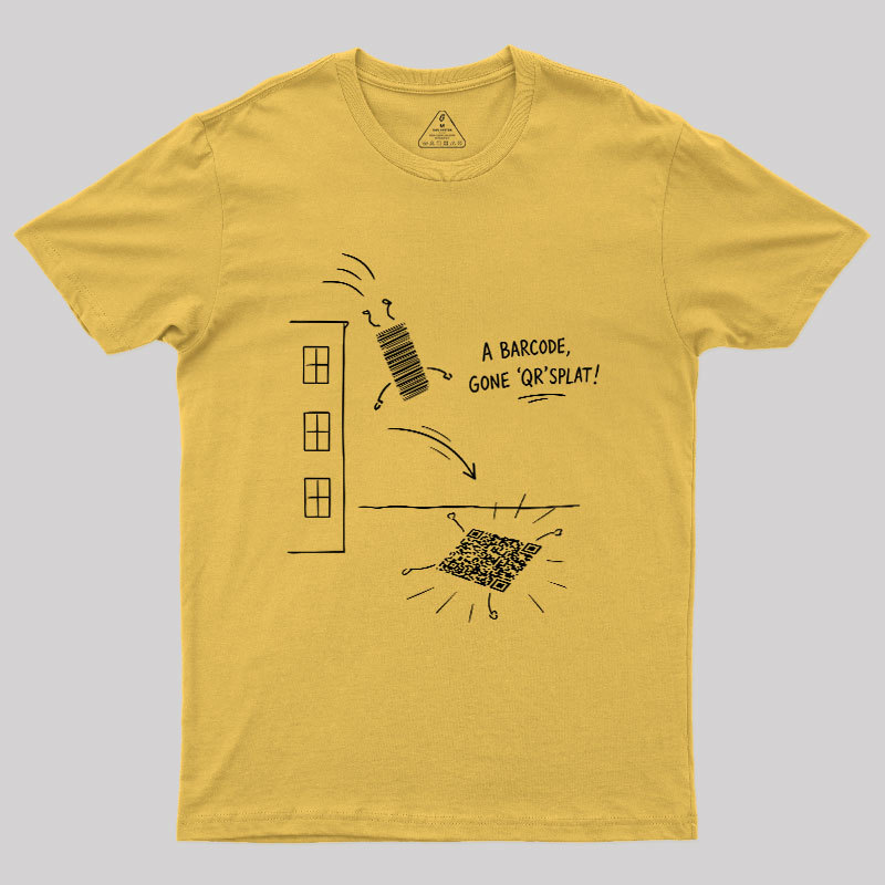 From Barcode To QR Geek T-Shirt