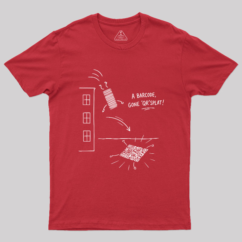From Barcode To QR Geek T-Shirt