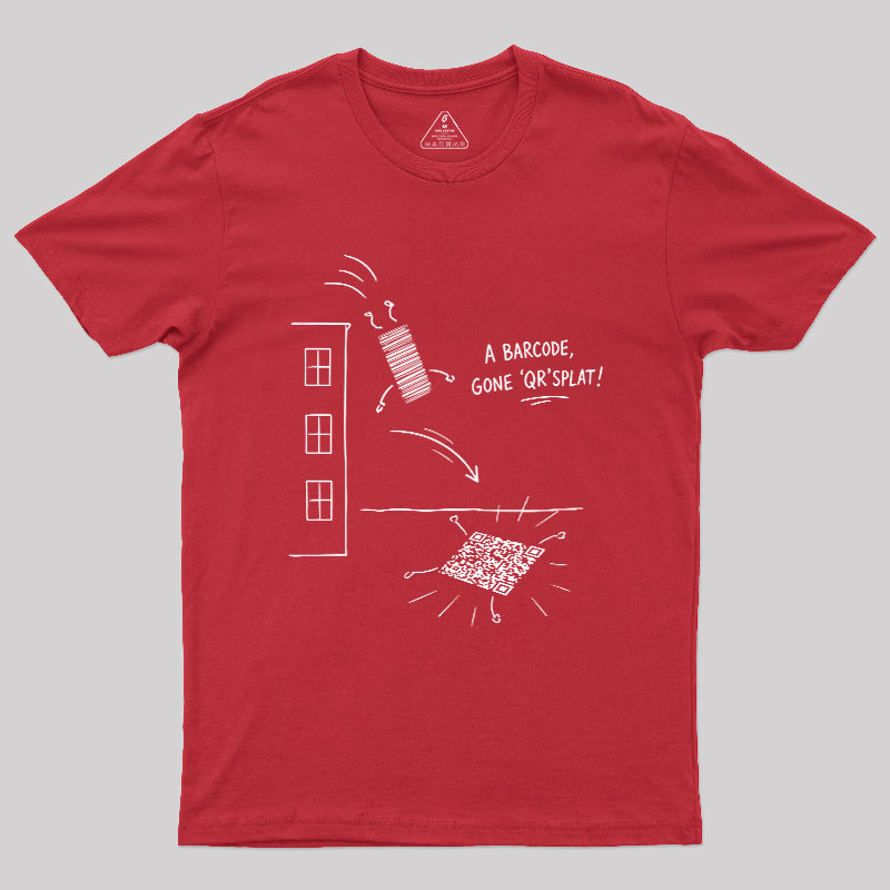 From Barcode To QR Geek T-Shirt