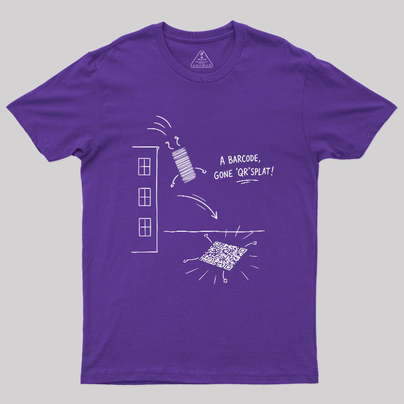 From Barcode To QR Geek T-Shirt