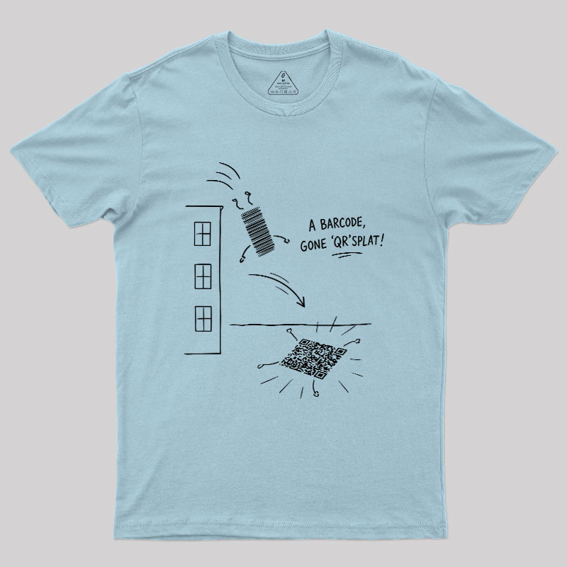 From Barcode To QR Geek T-Shirt