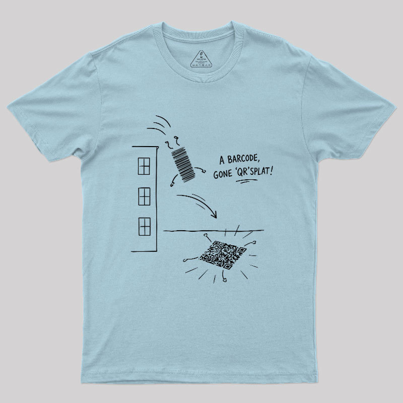 From Barcode To QR Geek T-Shirt