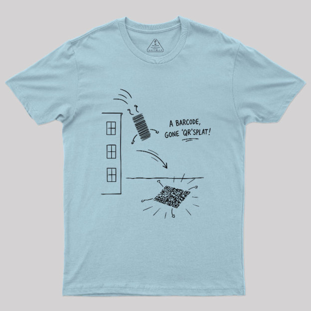 From Barcode To QR Geek T-Shirt