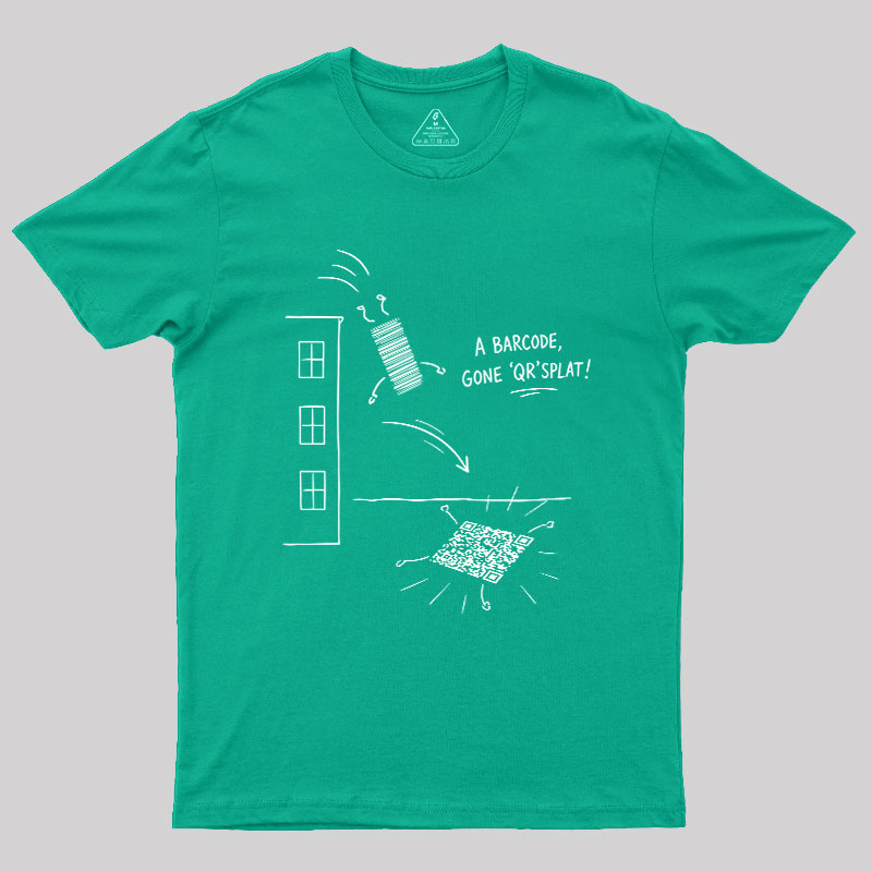 From Barcode To QR Geek T-Shirt