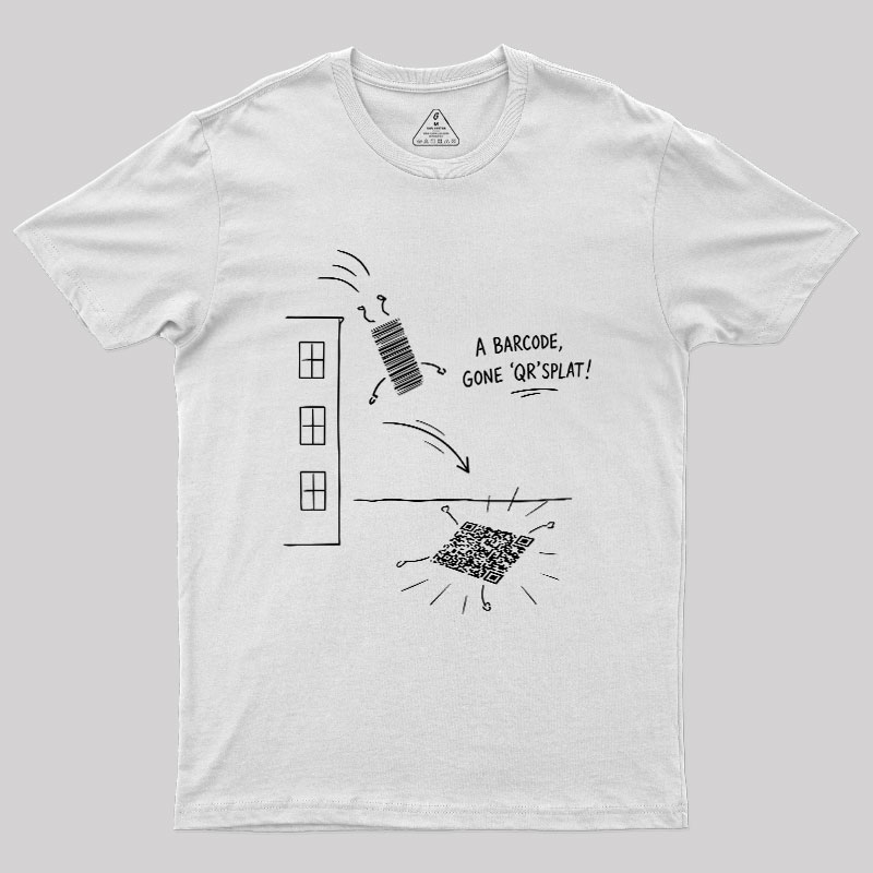 From Barcode To QR Geek T-Shirt