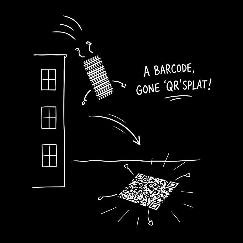 From Barcode To QR Geek T-Shirt
