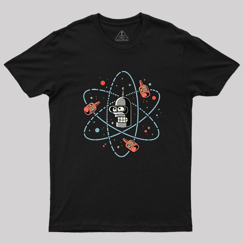 Retro Atomic Bender Beer Geek T-Shirt
