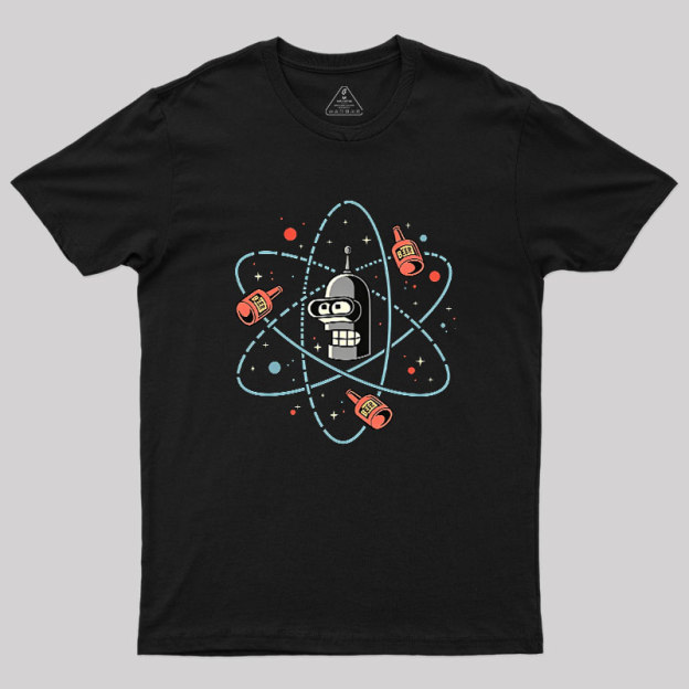 Retro Atomic Bender Beer Geek T-Shirt