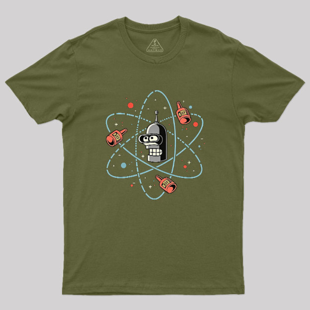 Retro Atomic Bender Beer Geek T-Shirt