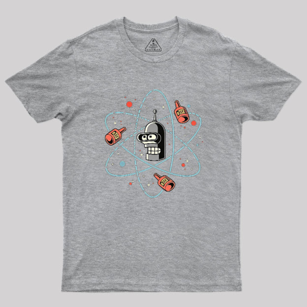 Retro Atomic Bender Beer Geek T-Shirt