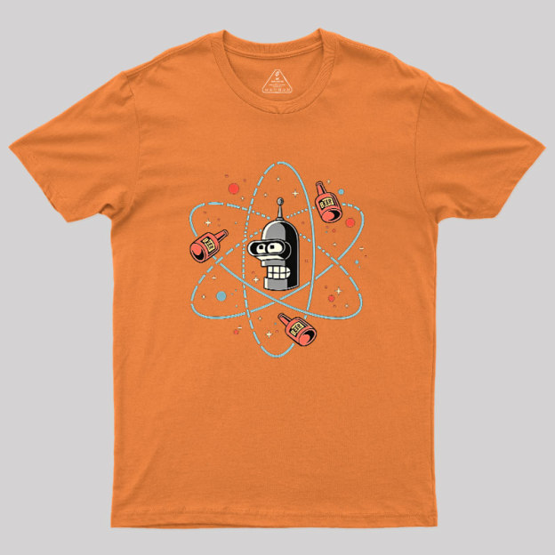 Retro Atomic Bender Beer Geek T-Shirt