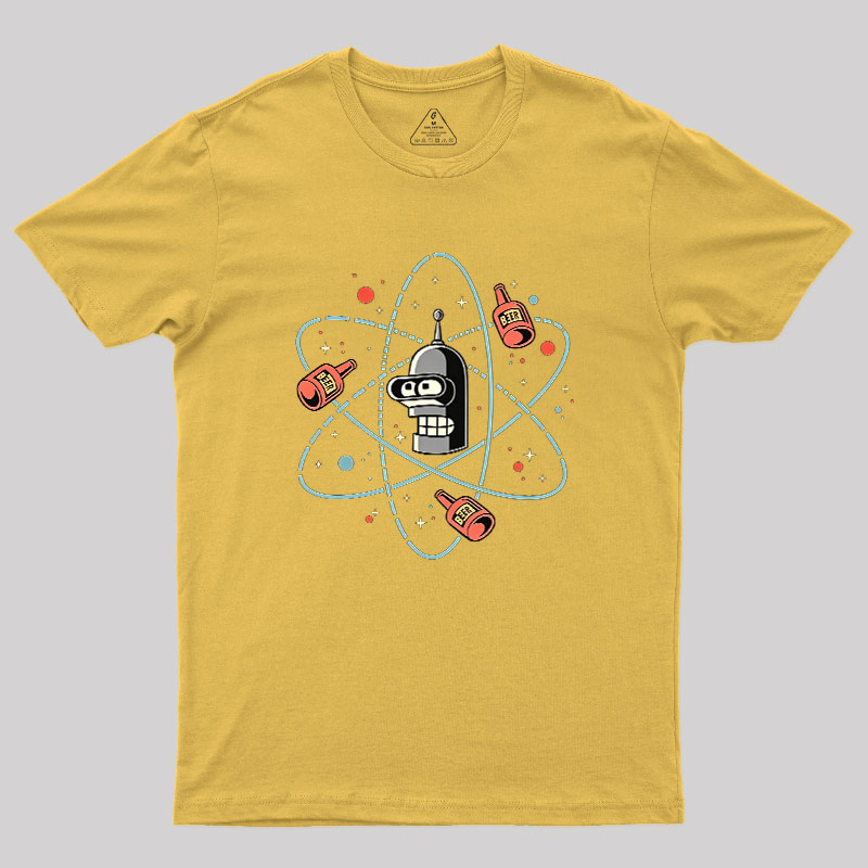 Retro Atomic Bender Beer Geek T-Shirt